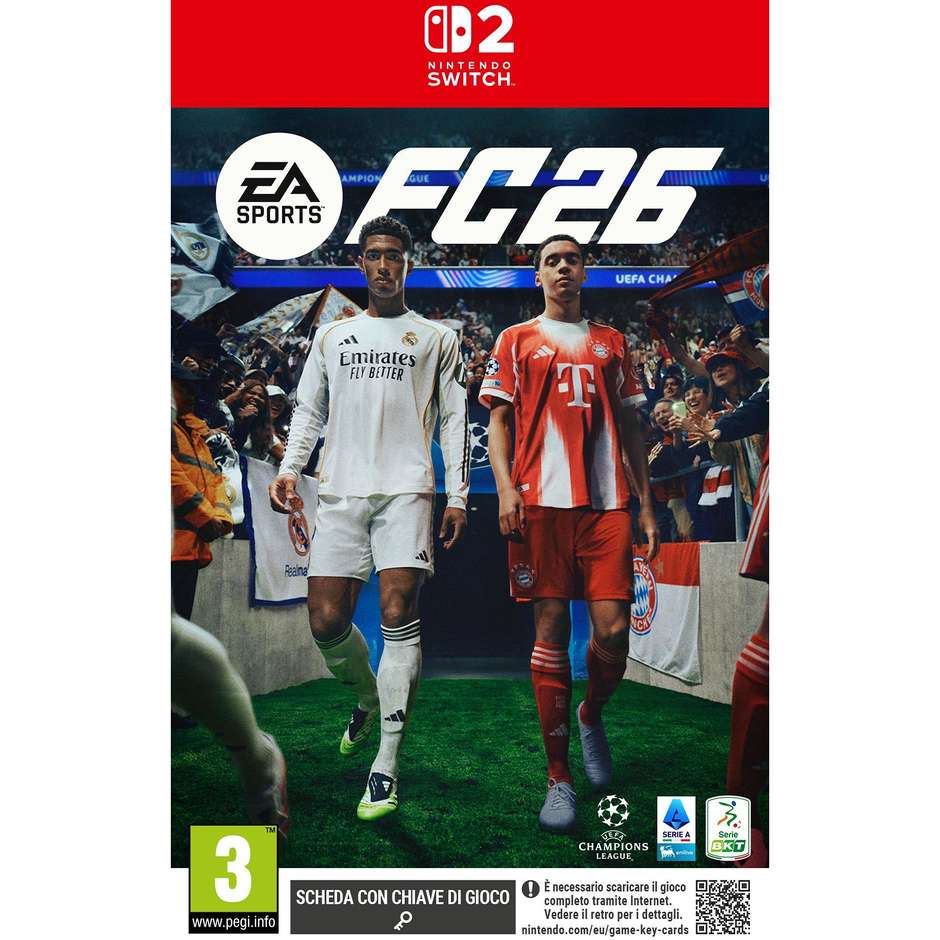 EA Sports FC 26 per Nintendo Switch (118663) Simulatore di Calcio Portatile Motore Frostbite e Modalità Rush 5v5 Italiano Scheda di Gioco