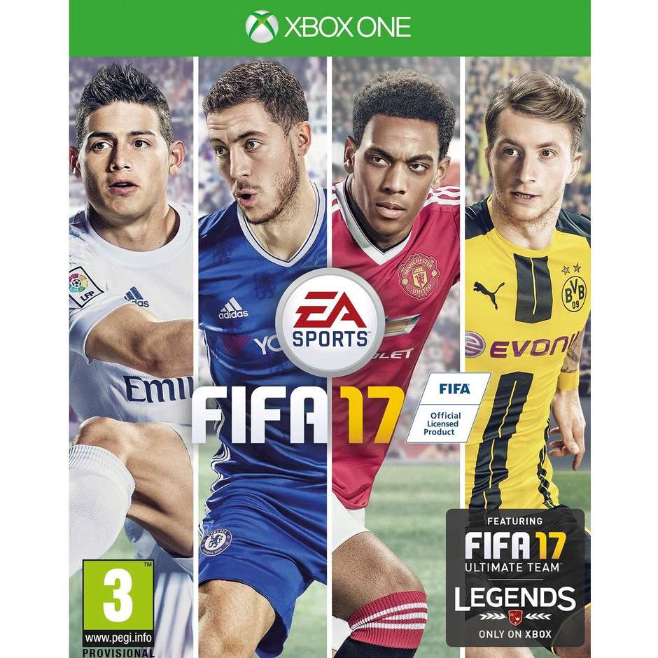 EA Sports FIFA 17 per Xbox One Simulazione Calcistica Frostbite Il Viaggio di Alex Hunter Italiano Disco Blu-ray