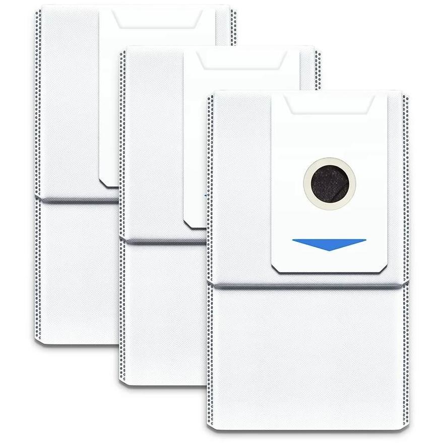 Ecovacs DDB030031 Confezione 3 Sacchetti Raccoglipolvere Antibatterici per Stazione DEEBOT T30 PRO OMNI