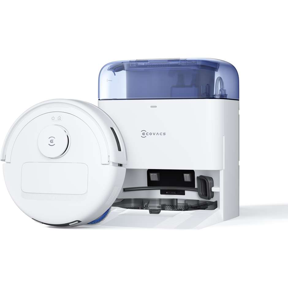 Ecovacs Deebot MINI Blue Robot Capacitàa 1,4 Lt Senza sacchetto Colore Blu, Bianco