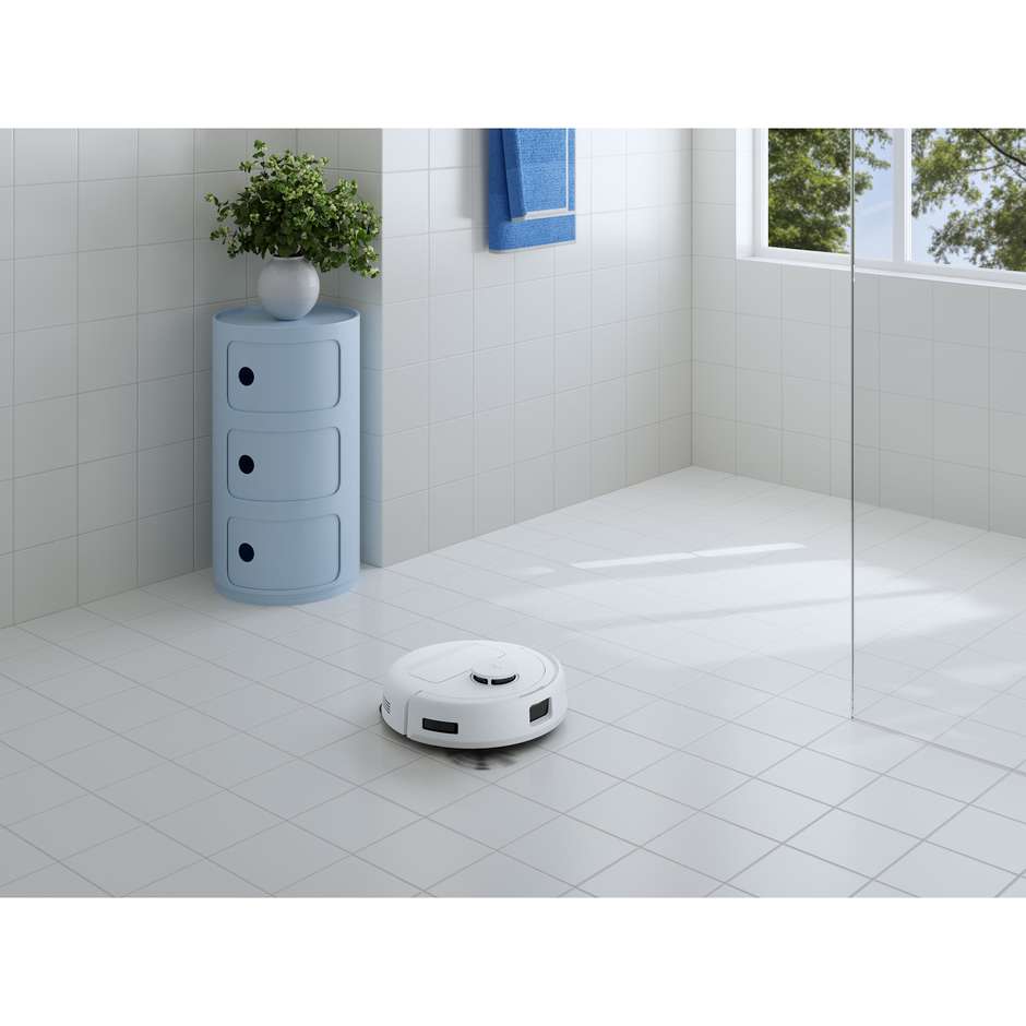 Ecovacs DEEBOT Mini Robot Aspirapolvere e Lavapavimenti 9000Pa Silenzioso 55dB Navigazione TrueMapping 2.0 Blu