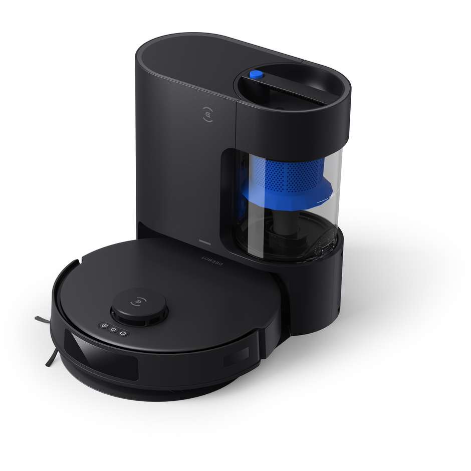 Ecovacs Deebot N20 Pro Plus Robot Aspirapolvere Senza sacchetto Colore Nero