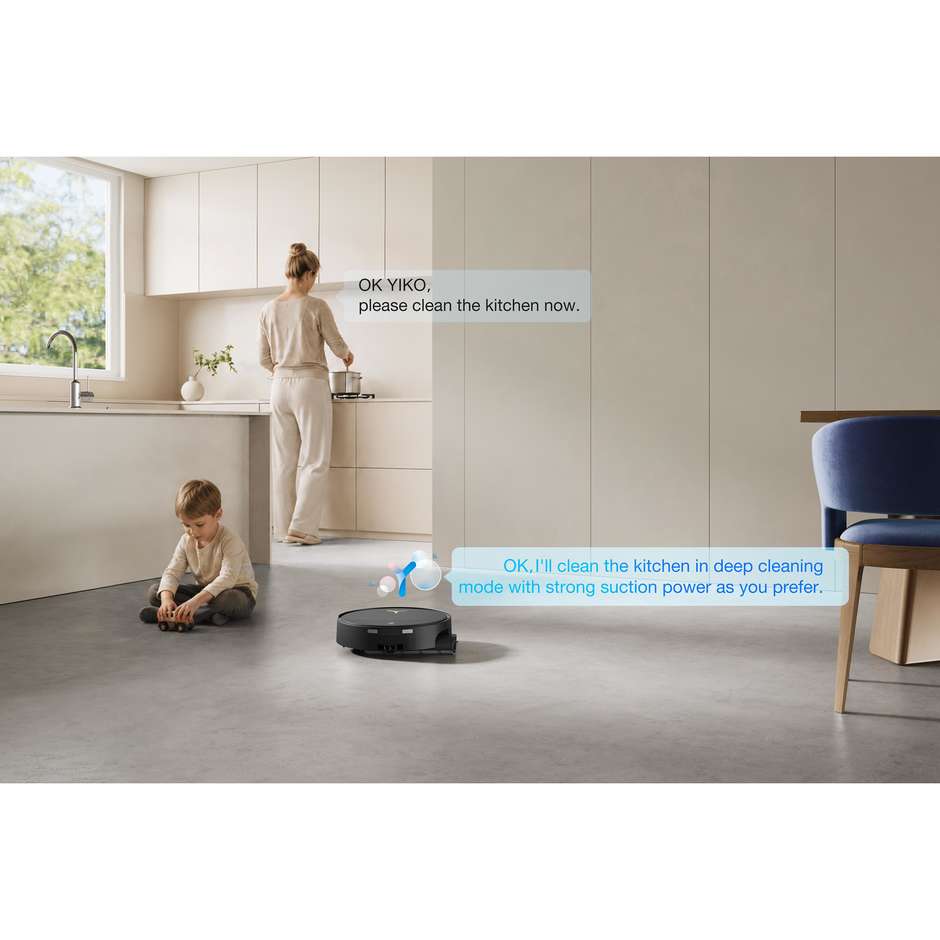 Ecovacs DEEBOT T90S PRO OMNI Robot aspirapolvere lavapavimenti 40000 Pa con stazione nero