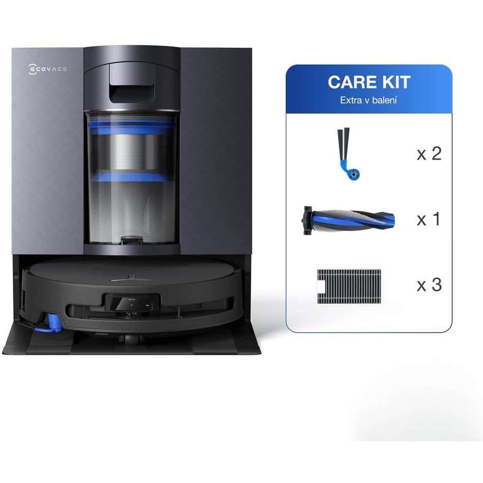 Ecovacs DEEBOT X11S OMNICYCLONE Care Kit robot aspirapolvere lavapavimenti 30.000 Pa, nero