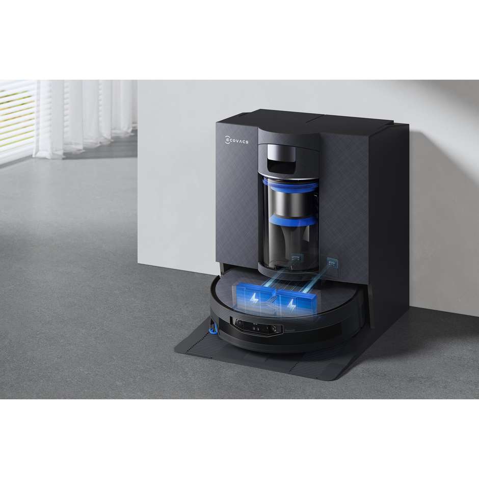 Ecovacs DEEBOT X12 OmniCyclone robot aspirapolvere lavapavimenti 22000 Pa nero