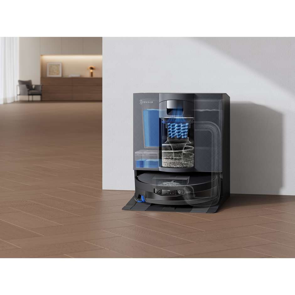 Ecovacs DEEBOT X12 OmniCyclone robot aspirapolvere lavapavimenti 22000 Pa nero