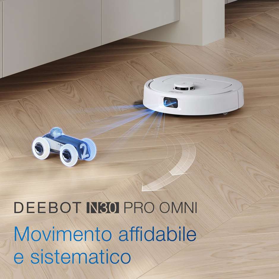 Ecovacs N30 PRO OMNI Capacita 2,95 L Senza sacchetto Colore Bianco