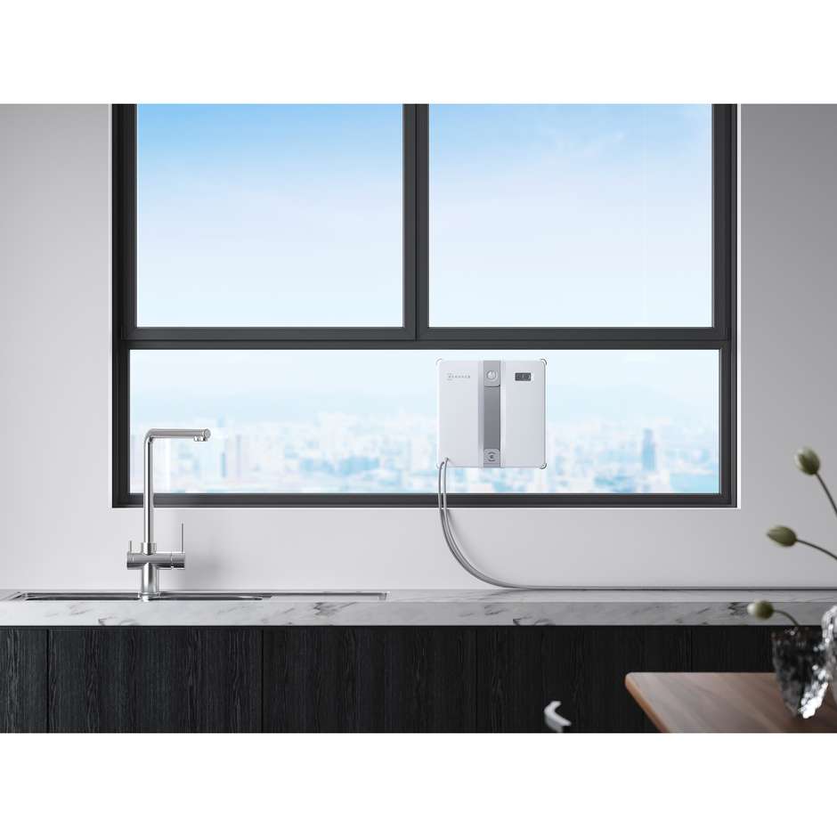 Ecovacs WINBOT Mini Robot Lavavetri Compatto con Spruzzo d'Acqua Automatico e Rumorosit&agrave; 63dB Grigio