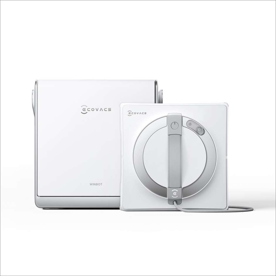Ecovacs WINBOT W2 PRO OMNI Robot Lavavetri con Stazione Multifunzione Portatile Bianco
