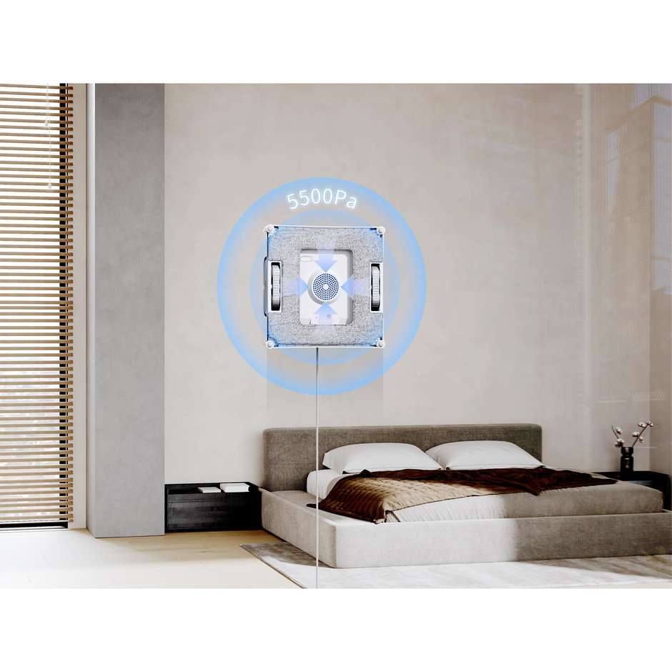 Ecovacs WINBOT W2 PRO OMNI Robot Lavavetri con Stazione Multifunzione Portatile Bianco