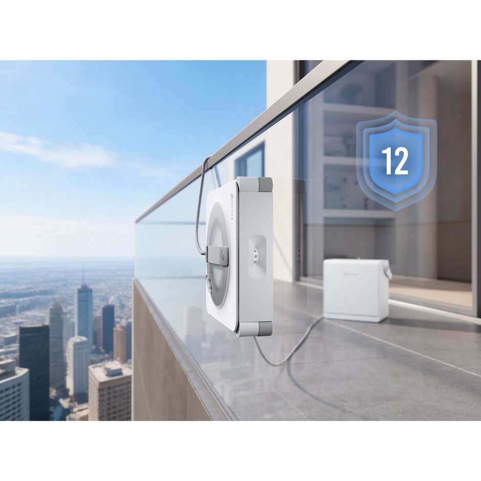 Ecovacs WINBOT W2S PRO OMNI robot lavavetri con stazione, TruEdge 2.0 e autonomia fino a 110 minuti
