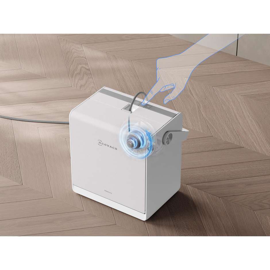 Ecovacs WINBOT W2S PRO OMNI robot lavavetri con stazione, TruEdge 2.0 e autonomia fino a 110 minuti