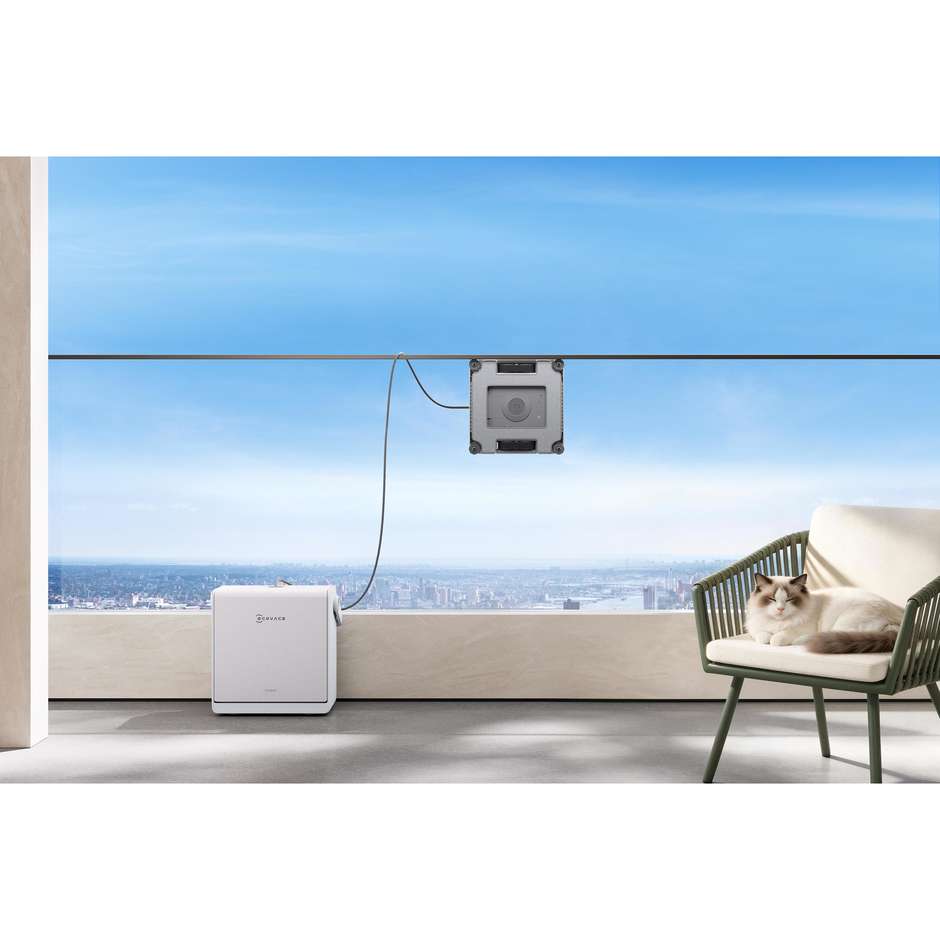 Ecovacs WINBOT W2S PRO OMNI robot lavavetri con stazione, TruEdge 2.0 e autonomia fino a 110 minuti