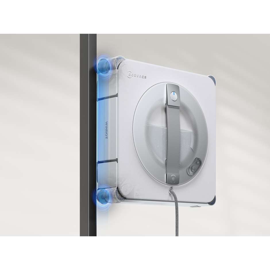 Ecovacs WINBOT W2S PRO OMNI robot lavavetri con stazione, TruEdge 2.0 e autonomia fino a 110 minuti