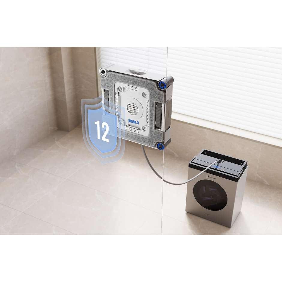 Ecovacs WINBOT W3 OMNI EU Robot Lavavetri con Aspirazione 8000 Pa