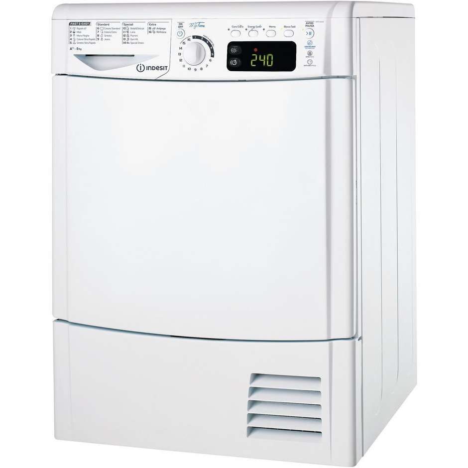 EDPE G45 A2 ECO (IT) Indesit asciugatrice a pompa di calore 8 Kg classe A++ bianco