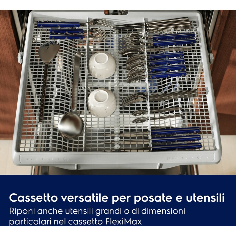 Electrolux E52LC202S lavastoviglie da incasso totale 60 cm, 14 coperti, classe C, AirDry