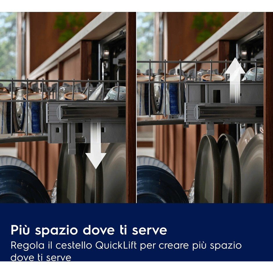Electrolux E52LC202S lavastoviglie da incasso totale 60 cm, 14 coperti, classe C, AirDry