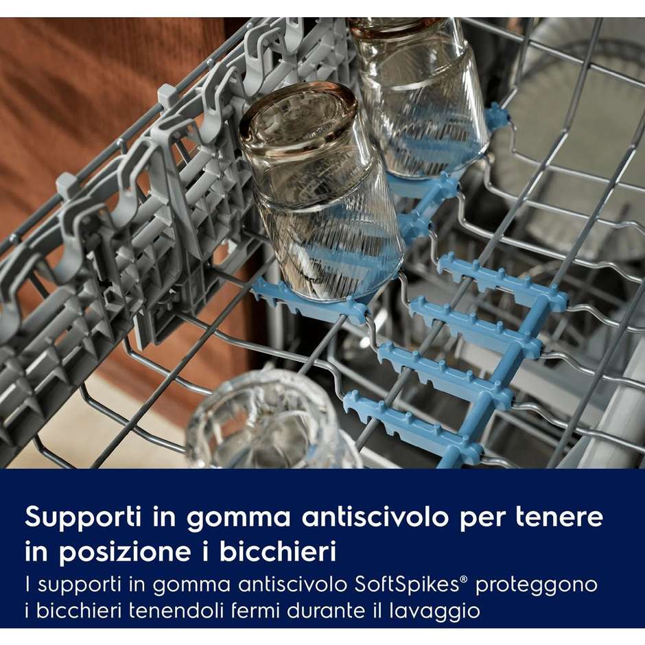 Electrolux E52LC202S lavastoviglie da incasso totale 60 cm, 14 coperti, classe C, AirDry