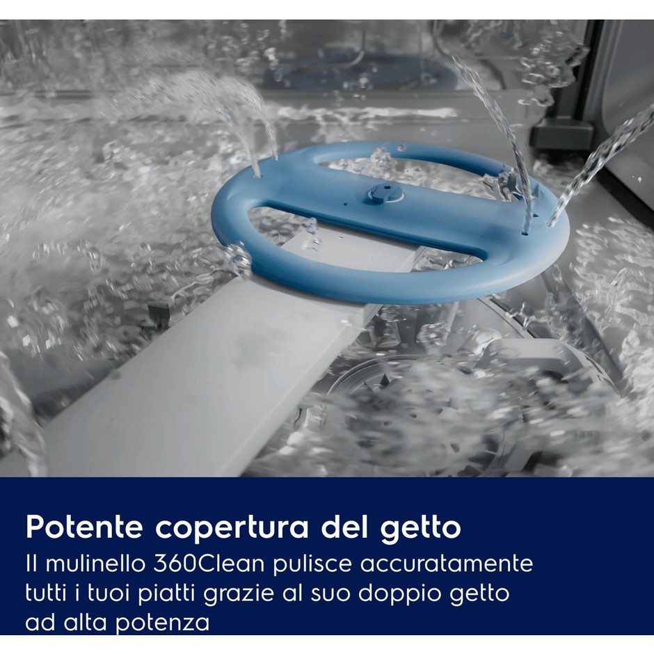 Electrolux E62LB202S lavastoviglie da incasso totale 14 coperti, classe B, QuickSelect e AirDry