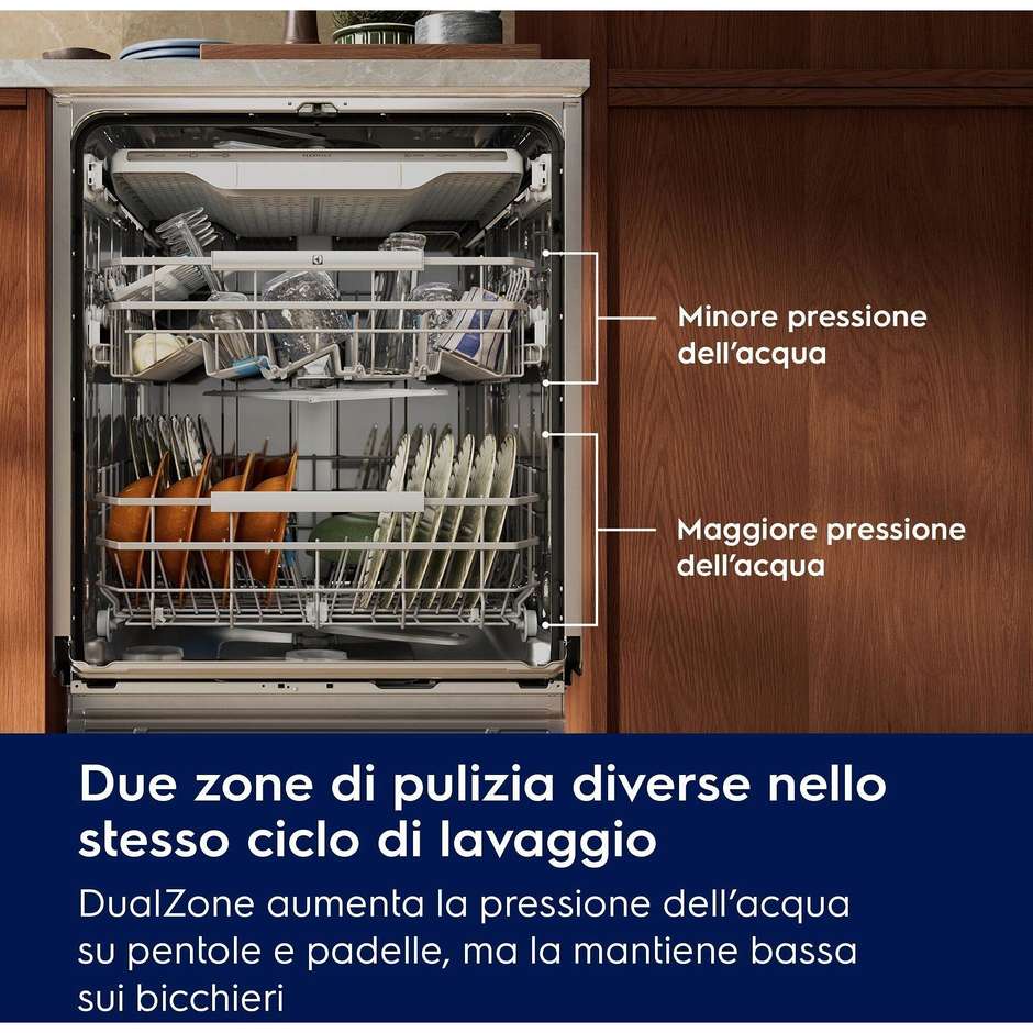 Electrolux E82LX220S Lavastoviglie da Incasso 60 cm 14 Coperti Wi-Fi Classe A