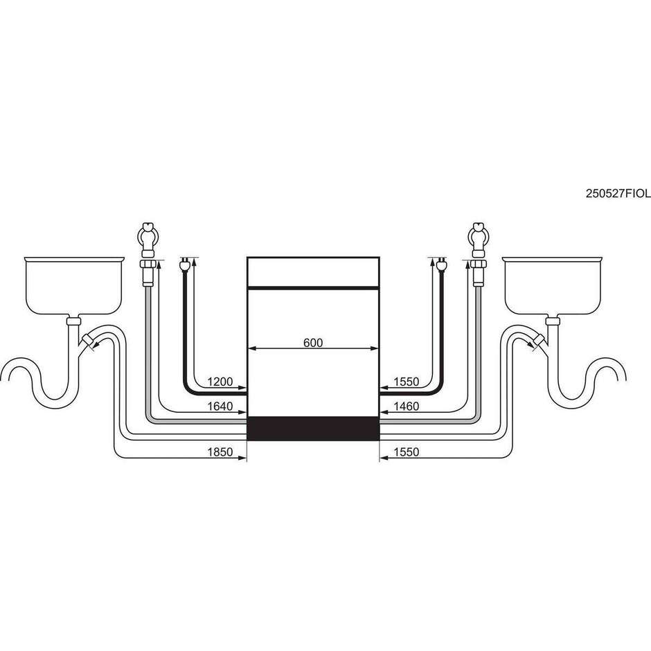 Electrolux E82LX220S Lavastoviglie da Incasso 60 cm 14 Coperti Wi-Fi Classe A