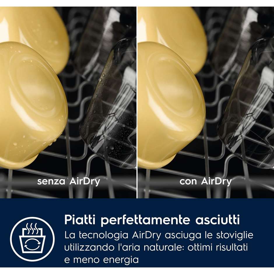 Electrolux EES68525L Lavastoviglie da incasso 14 Coperti 8 Programmi Classe B Colore Bianco