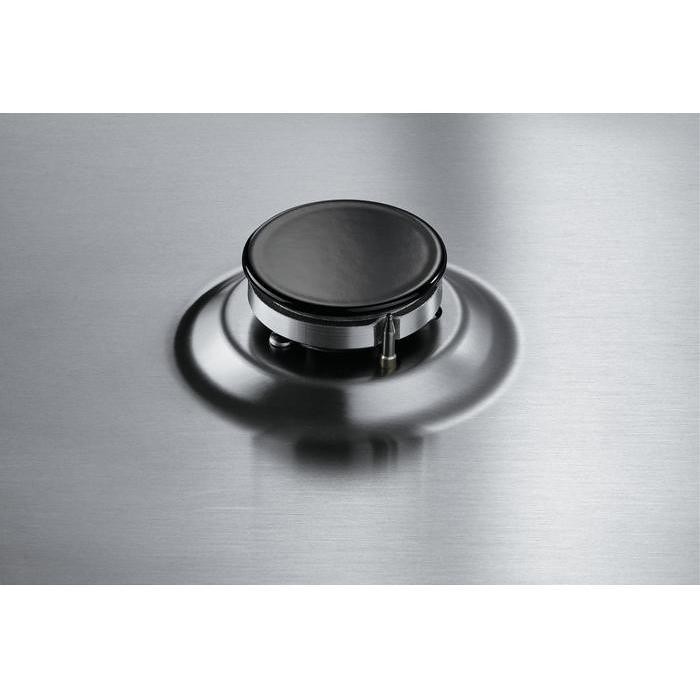 Electrolux EGS7536X piano cottura a gas 75 cm 5 fuochi griglie in ghisa  colore inox - Piani Cottura Piano Cottura 75 cm - ClickForShop