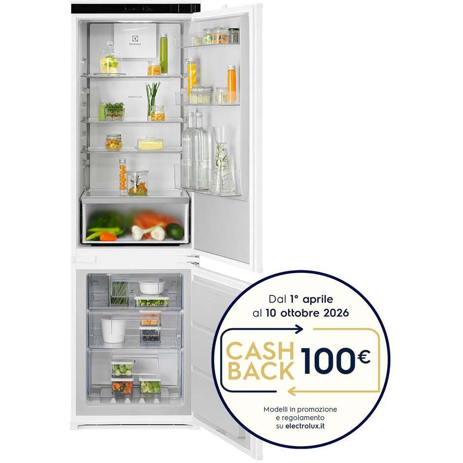 Electrolux ENA7CE18S Frigorifero Combinato No Frost 248 L Bianco