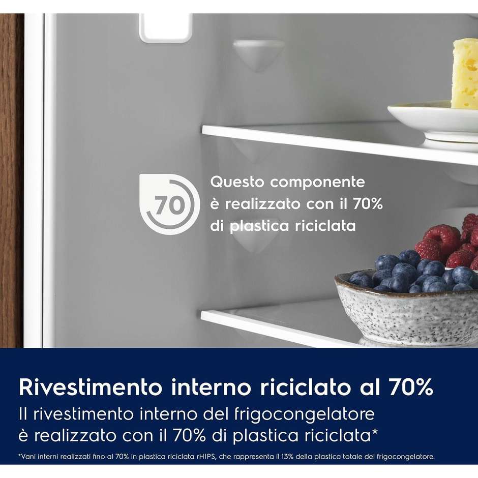 Electrolux ENA7CE18S Frigorifero Combinato No Frost 248 L Bianco