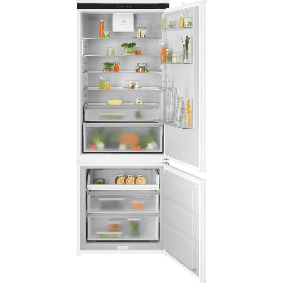 Electrolux ENA7TE75S frigorifero combinato da incasso TwinTech Total No Frost 375 l, classe E
