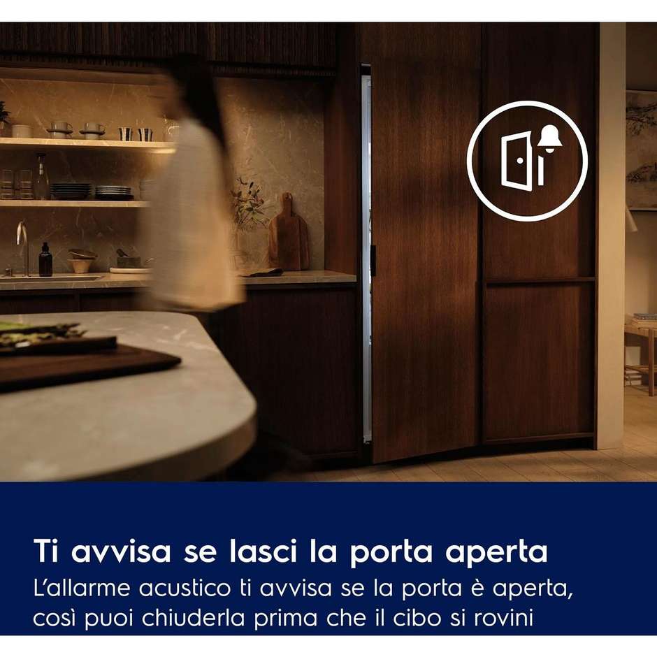 Electrolux ENA7TE75S frigorifero combinato da incasso TwinTech Total No Frost 375 l, classe E