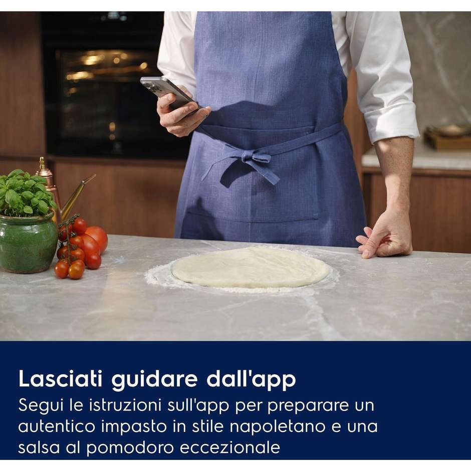 Electrolux EOX8P08WH Forno da Incasso Pirolitico Pizza Expert 72L A++ Nero