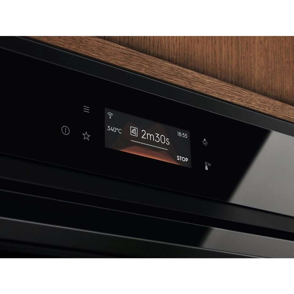 Electrolux EOX8P08WH Forno da Incasso Pirolitico Pizza Expert 72L A++ Nero