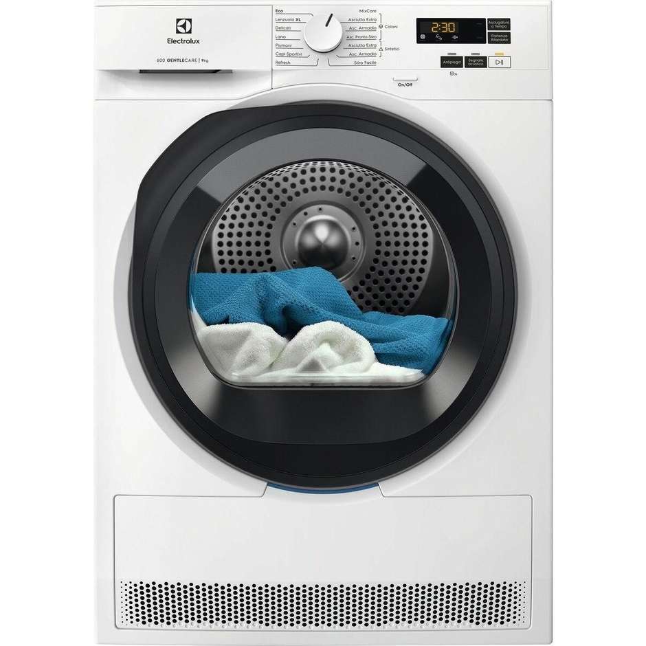 Electrolux EW6HA19G Asciugatrice 9 kg Pompa di calore Bianco