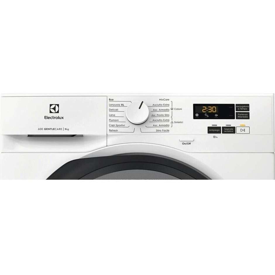 Electrolux EW6HA19G Asciugatrice 9 kg Pompa di calore Bianco