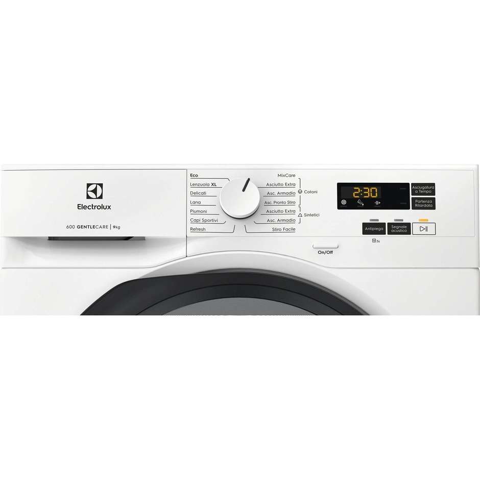 Electrolux EW6HA19G Asciugatrice 9 kg Pompa di calore Bianco