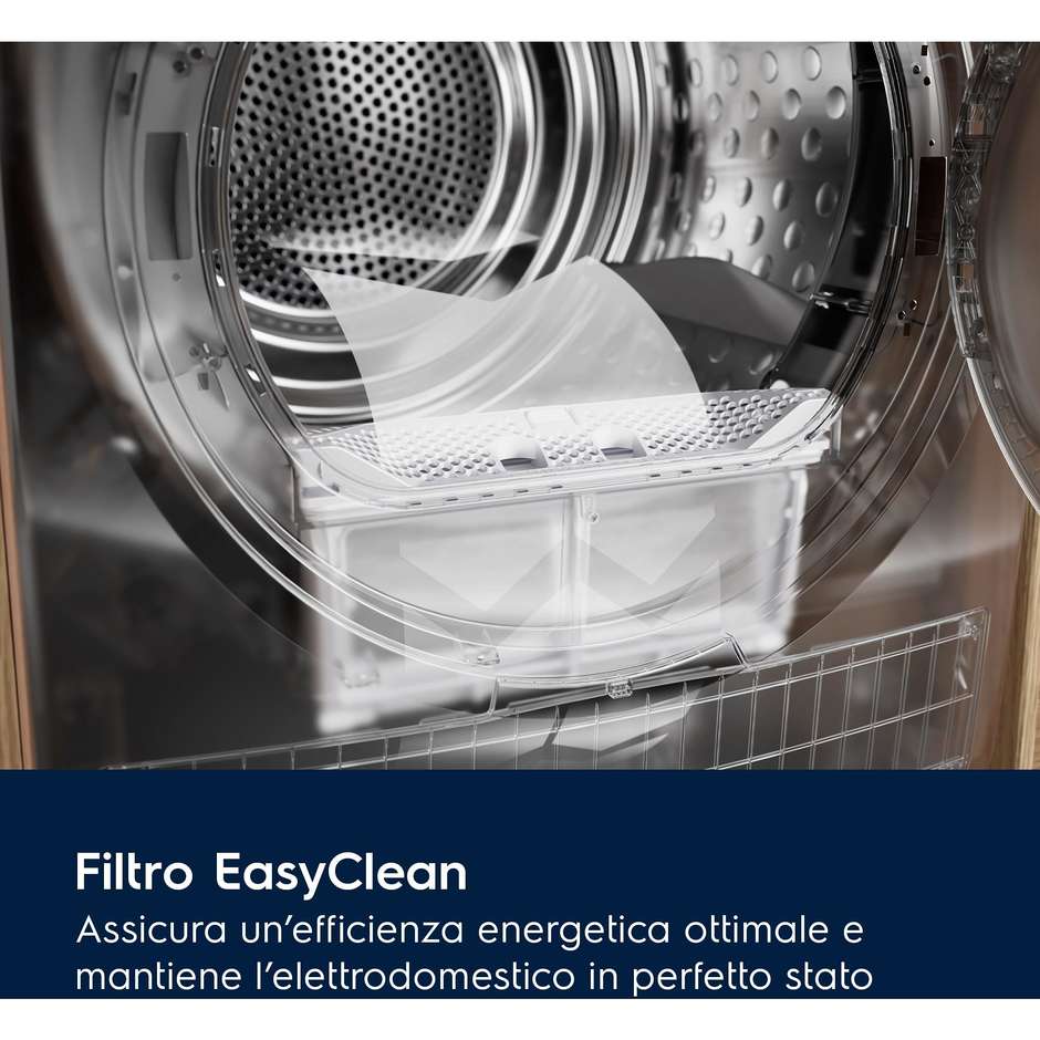 Electrolux EW7H39B Asciugatrice a pompa di calore Capacita 9 Kg Colore Bianco