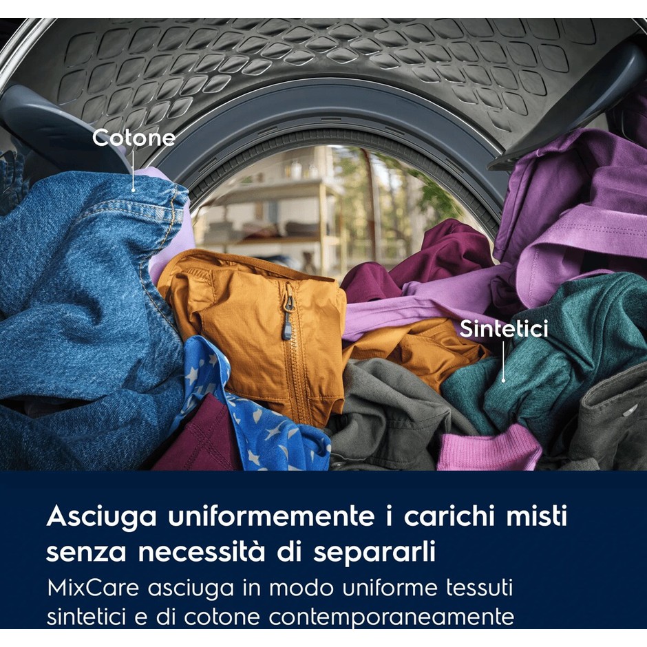 Electrolux EW7HBG28A 700 DelicateCare asciugatrice a pompa di calore 8 kg, classe A
