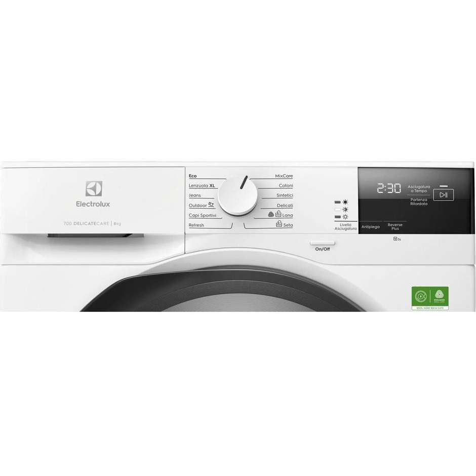 Electrolux EW7HBG28A 700 DelicateCare asciugatrice a pompa di calore 8 kg, classe A