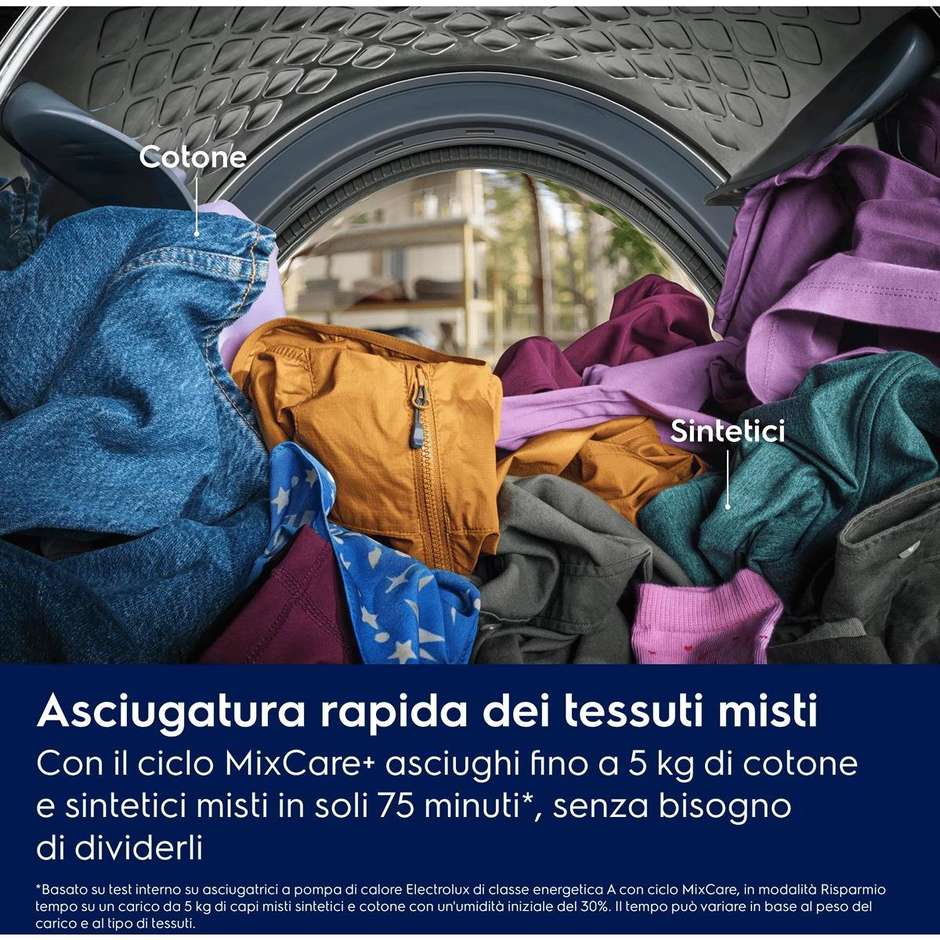 Electrolux EW9H41AY PerfectCare 900 asciugatrice a pompa di calore 10 kg, classe A, Wi-Fi