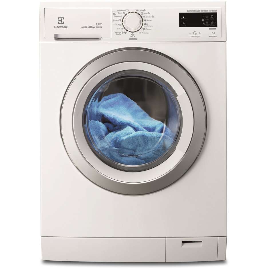 Electrolux EWF1286ODW lavatrice carica frontale 8 Kg 1200 giri classe A+++ colore bianco