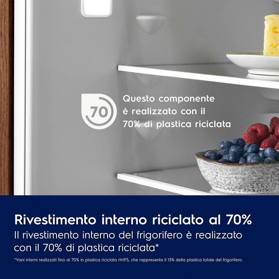 Electrolux LNA6LE18S Frigorifero Combinato Incasso 271 L Classe E Bianco