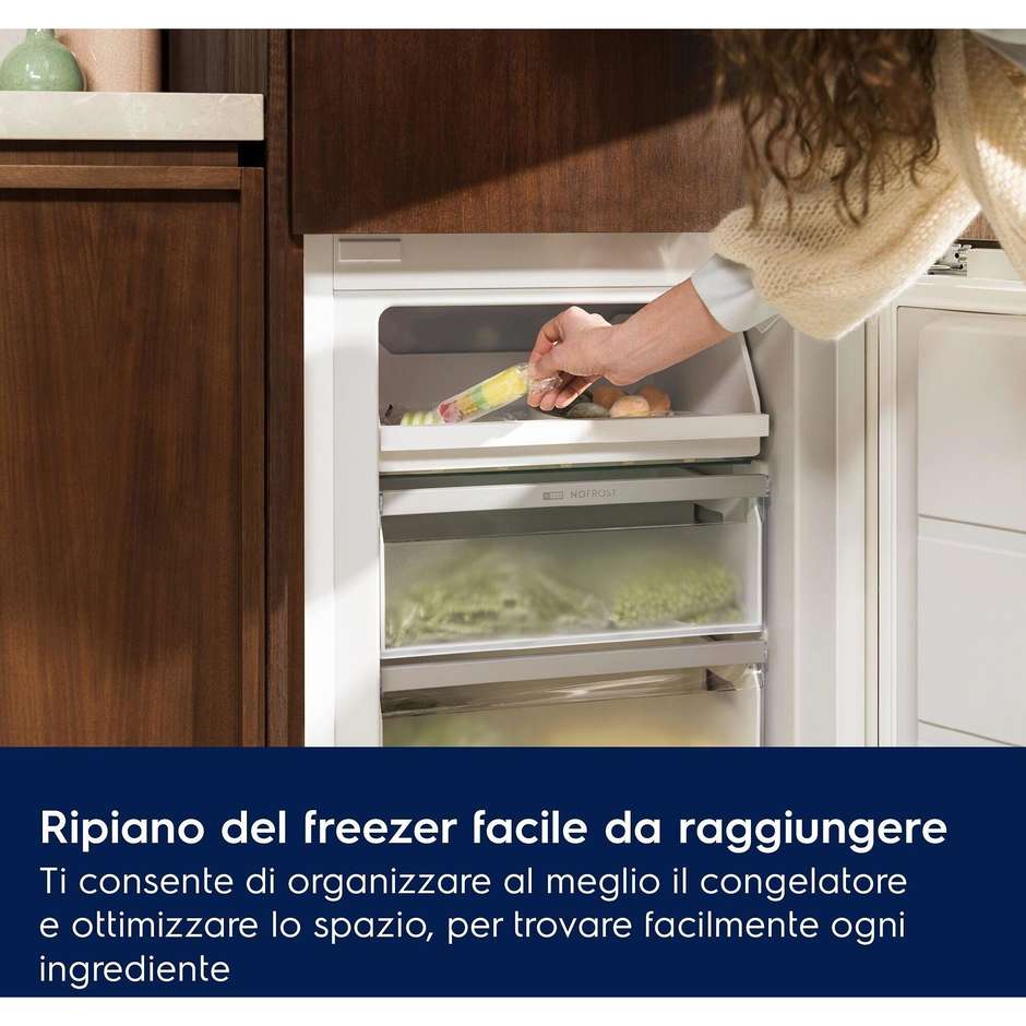 Electrolux LNA6LE18S Frigorifero Combinato Incasso 271 L Classe E Bianco