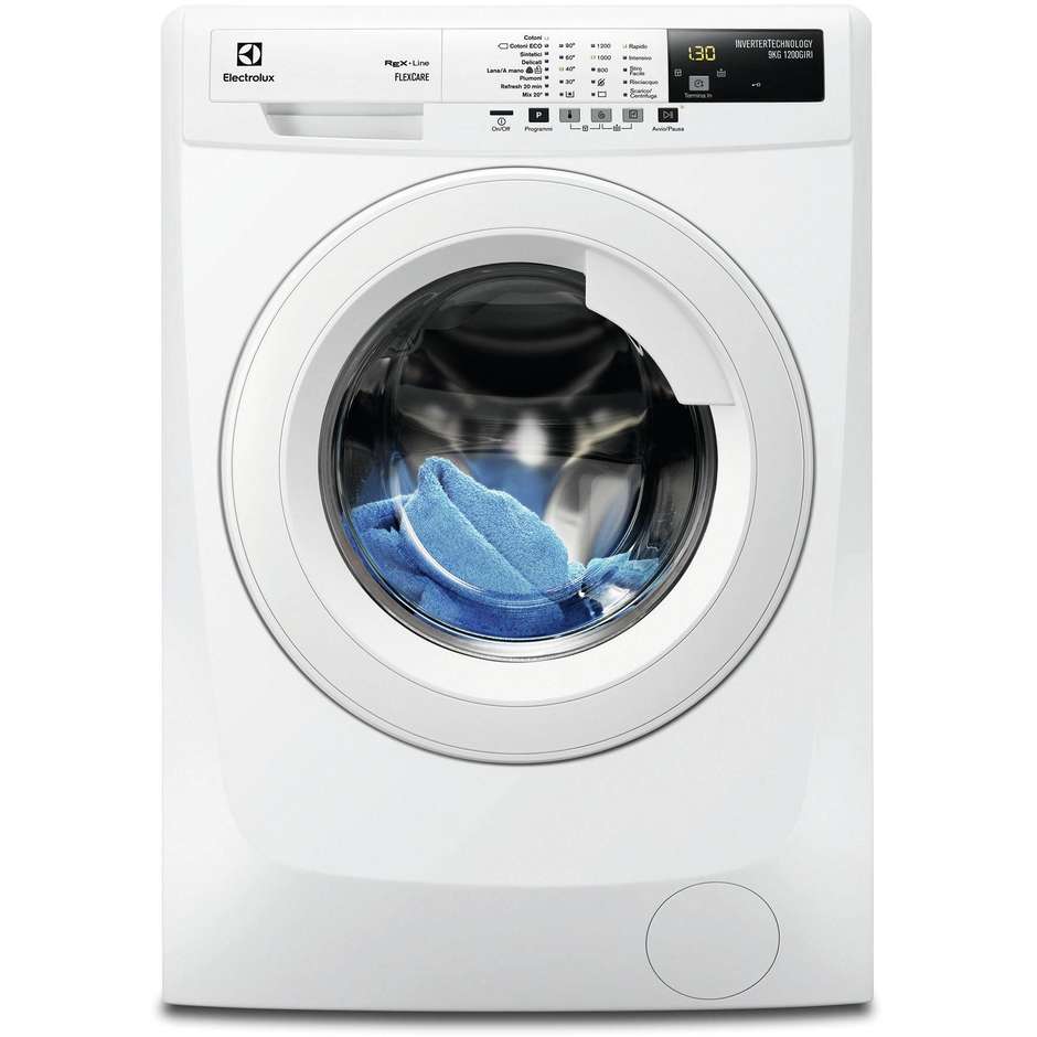 Electrolux RWF1293BW lavatrice carica frontale 9 Kg 1200 giri classe A+++ colore bianco