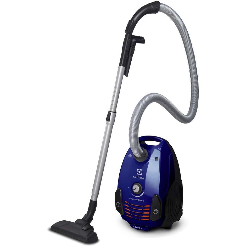 Electrolux ZPFPARKDB PowerForce aspirapolvere a traino con sacco 700 Watt classe A colore blu