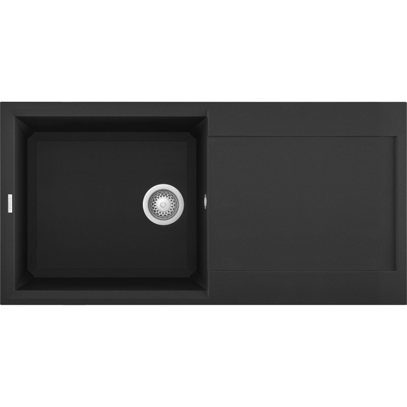 Lavello Da Cucina ELLECI 1 Vasca Granitek Nero 70 Cm - Design Moderno E Resistente - Foto 10