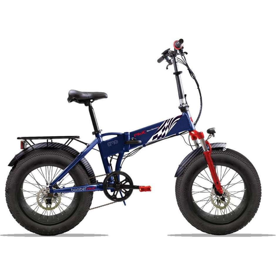 EMG B.MISANO Bicicletta Elettrica a Pedalata Assistita E-Bike Colore Grigio/Nero