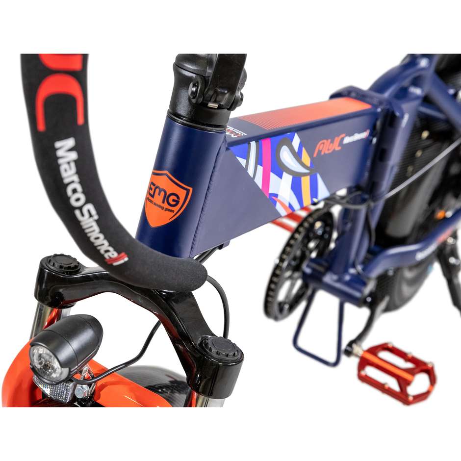 EMG B.MISANO Bicicletta Elettrica a Pedalata Assistita E-Bike Colore Grigio/Nero