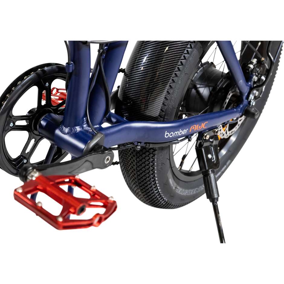 EMG B.MISANO Bicicletta Elettrica a Pedalata Assistita E-Bike Colore Grigio/Nero
